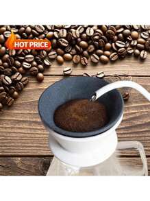 Ceramic Coffee Filter, Microporous Hand Drip Filter, Reusable Tea Filter, High Temperature Firing, No Paper Required, For Coffee And Tea Brewing Back To School