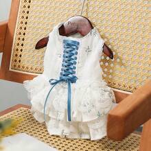 Vestido formal para animais de estimação (1 peça) - Tecido confortável - Roupa para cães - Vestuário para cães e gatos