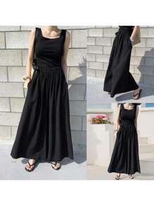 Women Wide Leg Pants, Elegant High Waist Loose Solid Casual Long Trousers Streetwear