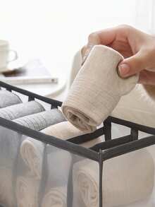 3pcs Black Lingerie Storage Bags, Drawer Style Storage Boxes, Can Be Used To Store Socks And Other Items, Also Suitable For Autumn Decor, Holiday Decor, Room Decor, Home Decor Or Bedroom Decor