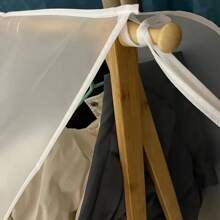 1 pieza Cubierta antipolvo para el hogar - Cubierta antipolvo semitransparente - Juego de almacenamiento de armario - Bolsa colgante antipolvo - Almacenamiento de armario - Funda para trajes - Bolsa para prendas - Bolsa antipolvo