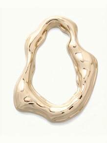1pc Asymmetrical Metal Custom Designed Large Hijab Scarf Clip Holder Women Brooch