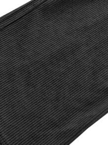 Men's Spring/Autumn Casual Drawstring Corduroy Pants, Breathable And Comfortable, Suitable For Daily Leisure And Vacation, Fall