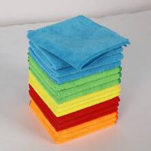5pcs Highly Absorbent Super Microfiber Cleaning Rags, Thick Kitchen Dishwashing Cloths, Multi-Purpose Household Cleaning Wipes