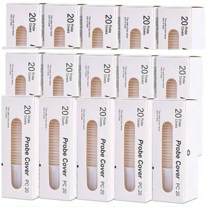 Copri sonda per termometro auricolare, filtri lenti monouso compatibili con tutti i modelli di termometri auricolari, cappucci di ricambio, copriauricolari per termometro auricolare, coperture monouso di ricambio per termometri auricolari