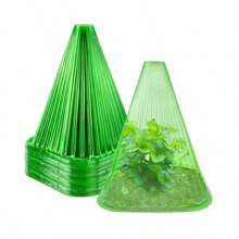 DIY Plant Growth Watch Cover Reusable Planting Tent Garden Yard Seedling Plastic Bell Box Plant Shield From Birds Frosted Snails