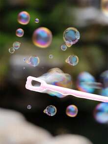 12/24/48pcs Mini Bubble Wands, Handheld Bubble Tubes, Small Bubble Makers, Party Decoration Gifts, Bubble Blowing Toys (Bubble Liquid Not Included) - Multicolor - View 10