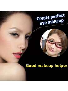 1pc Magnifying Glasses Rotating Makeup Glasses Folding Glasses Cosmetic Universal Glasses,Makeup,Cheap,Room Decor,Vanity,Travel,Bedroom,Makeup Accessories