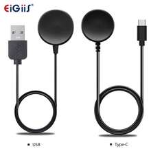 EIGIIS 1pc USB Magnetic Charger Compatible With Galaxy Watch 6/4/3/5pro, Type C Magnetic Watch Charging Compatible With Galaxy Watch 6/4/3/5pro