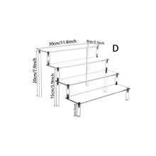 1pc Transparent Acrylic Stepped Display Rack, For Blind Boxes, Figurines, Jewelry, Perfumes, Cosmetics And Beauty Products Storage - Clear - View 10