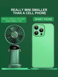 1pc Unisex Mini Handheld USB Rechargeable Fan With Phone Holder, Lanyard, Fragrance Diffuser, 5 Wind Speed Adjustable, High Capacity, Low Power Consumption, Suitable For Gift, Outdoor, Beach, Pool, Party, School, Office, Daily Use,Spring Summer Picks,Brides Maid Gifts,Room,Bedroom Deccor,Bedroom Deccor,Beach,Travel,For Men,For Women,Vacation - Multicolor - View 6