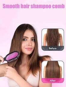 11 件套美发必备套装 - 粉色顺发刷、喷雾瓶、修边器、鼠尾梳和分片夹，适合日常使用或旅行、返校、旅行度假必备品、女士发饰 - 彩色 - 查看 6