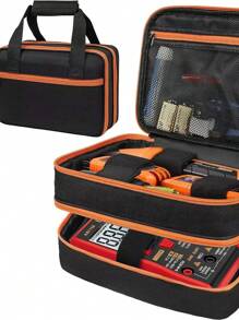 Bolsa Multifuncional de Armazenamento de Ferramentas, Bolsa Organizadora de Ferramentas Portátil para Homens, para Mecânicos, Eletricistas, Carpinteiros, Arquitetos, Encanadores, Eletrônicos/Reparo de Motocicletas, Manutenção de Engenharia