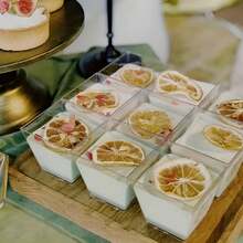 50pcs/100pcs Transparent Plastic Dessert Cups, Mousse Cups, Appetizer Cups For Cakes, Sweets, Party, Wedding, Catering