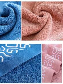Set de 2 toallas de baño, toalla de baño de secado rápido, suave, ligera y absorbente, juego de toallas de baño de 2, elegante toalla de ducha para el baño, juego de toallas jacquard como regalo para la decoración del baño, salón de belleza, hogar - ideal para verano y vuelta al cole