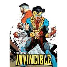 1 pièce Affiches d'art mural sans cadre, Pop Art Deco Invincible Comic War Canvas Poster, Impression d'art mural sans cadre pour la maison, le bureau, le salon, la salle de classe - Œuvre d'art d'intérieur, décoration saisonnière, idée de cadeau facultative