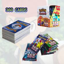 pokemon 36 Packs/360 Pcs Photo Cards For Collectors, TCG Battle Card Boxes, Pokemon Holographic Foil Trading Card Game (TCG) Booster Packs, 10 Pcs/9 Pcs Random Cards Per Pack - Including Pikachu And Rare Holographic, Trading Card Game Anime Party Gifts, Student Collection Game Cards, Holiday And Christmas Gifts