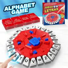 Juego de mesa giratorio español, 2 modos - Respuesta de 10 segundos y modo bomba, juego interactivo ágil en grupo, 36 escenas hilarantes y temporizador, juego de estrategia de construcción de palabras, ideal para familia, trabajo en equipo, al aire libre, Navidad, cumpleaños, regalo de Año Nuevo