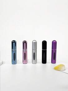 1pc 0.17oz Bottom Perfumed Water Bottle, Portable Mini Spray Bottle, Travel Travel Aluminum Perfume Bottle, Perfume Multi-Function Cosmetics Spray Bottle