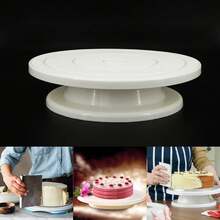 Cake Turntable Stand Cake Decoration Accessories DIY Mold Rotating Stable Anti-Skid Round Cake Table Kitchen Baking Tools - Cake Turntable - View 5
