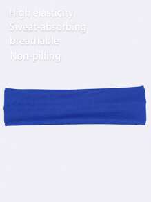 Bandeau de sport extérieur, bandeau absorbant la sueur pour le fitness et la course, casual, simple, , à haute élasticité et respirant, bandeau de couleur bonbon, bandeau de yoga absorbant la sueur, bandeau turban