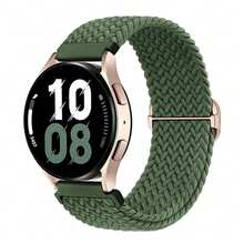 Correa deportiva trenzada compatible con la banda del Samsung Galaxy Watch 7/FE/6/5/4/3 y la banda del Watch 5 Pro y 6/4 Classic y Gear S3/S2, banda de reloj de 20mm y 22mm compatible con Samsung Watch de 47mm, 46mm, 45mm, 44mm, 40mm, 43/42/41mm - 20mm - Ver 15