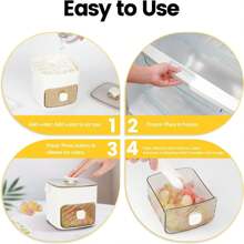 Ice Cube Tray With Lid And Bin, Ice Trays For Freezer, Flexible Ice Cube Trays,2 Packs For Freezer, 48 Pcs Ice Cube Mold With Ice Scoop For Whiskey, Cocktail, Coffee And DIY