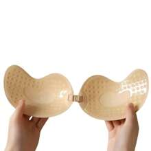 Niewidoczny biustonosz Push Up Sticky Bra Women Backless Strapless Bra Seamless Samoprzylepny silikonowy pokrowiec na sutki Naklejki na piersi Suknia ślubna Bielizna