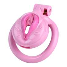 1set, Chastity Lock, The Man Plays The Woman, Cock Cage, Male Chastity Devices Lock 4 Rings, Role-Playing Flirting, Couple Sex Toys, Men Adult Sex Toy
