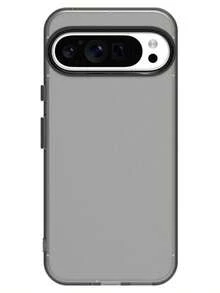 1 Pieza Tapa trasera translúcida compatible con Pixel 9A 9 Pro XL Pixel 9 Pro 8 Pro 8A Colores caramelo de PC y TPU para resistencia a los golpes - Negro transparente - Ver 2