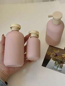 Travel Silicone Refillable Bottles, Squeeze Bottles With Flip Cap For Creams, Lotions, Shampoo, Conditioner