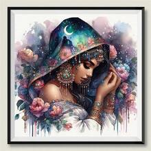 1pc Exotic Dreamgirl 5D Diamond Painting Art Kit, Full Drill DIY Handcraft For Adults Beginners, Stress Relief & Anxiety Reduction Craft, Best DIY Gift For Girlfriend/Mom