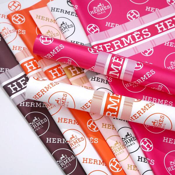 10 piezas/20 piezas Papel de envolver floral, papel de embalaje para ramos de flores, papel de regalo, papel de embalaje impermeable, papel de envolver con flores de rosa, materiales de empaque floral para floristerías, embalaje de regalos, regalos para el Día de la Madre
