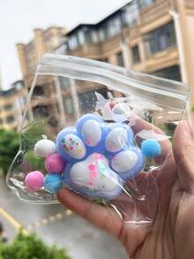 柔软硅胶猫爪挤压减压玩具 慢回弹可爱腻子质感 网红同款 柔软释压小玩具 复活节装饰迷你礼物 - 多色可愛貓爪(不發光) - 查看 11