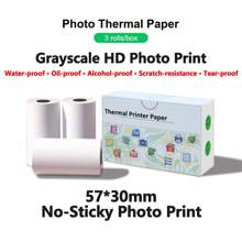 Mini Camera Instant Print Paper, Camera Paper Roll Refill, Thermal Printer Paper For Most Instant Print Camera, Receipt Paper And Mini Printer Paper Roll