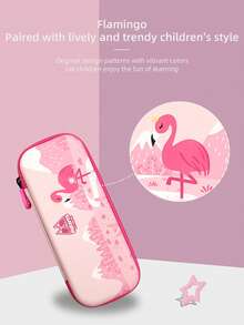 Cartoon Student Pencil Case, Multi-Function Simple School Stationery Supplies - Multicolor - View 4