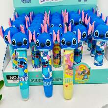 Stitch Cartoon Press Type Soft Rubber Eraser, Creative Student Stationery - Multicolor - View 7