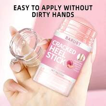 BARUBT 40克桃香足霜，适用于干燥和龟裂的足部和脚跟，滋养和软化干燥的足部和脚跟，防止龟裂，使双脚光滑柔软 - 粉色 - 查看 4