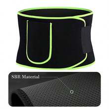 1PC Sweat Waist Protection Belt Sports Body Sculpting Belt Fitness Abdomen Elastic Abdomen Belt Multifunctional Belt - Multicolor - View 10