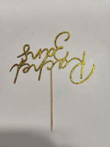 1pc Custom Glitter Cake Topper, Personalised Cake Topper, Any Words Cake Topper, Any Age & Name, Glitter Topper