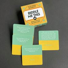 After-Dinner Entertainment - 50 Card Deck, Family Table Game, Paper Material, Quick-Witted And Word Game, Party Game Cards (Mini Version 5*5cm)