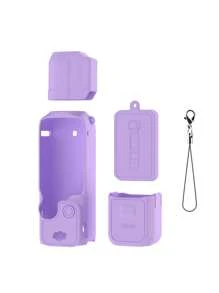 BRDRC Silicone Protective Case Set For OSMO POCKET 3 Camera, Including Body Sleeve, Lens Cover, Screen Shade, Tactile Skin-Friendly Material, Precise Molding, Anti-Scratch (Camera Not Included)