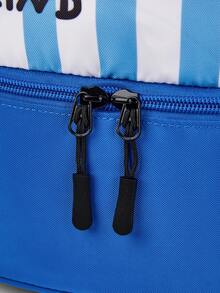 Balabala Kids' Large-Capacity Backpack, Cute & Practical School Bag - Blue and White - View 6