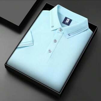 playera con cuello, con botones y con lineas en el cuello, tela: pique