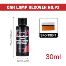 3.38 盎司汽车大灯修复霜汽车大灯氧化发黄去除持久清晰度，摩托车前灯修复，清晰视野，为汽车大灯提供维护