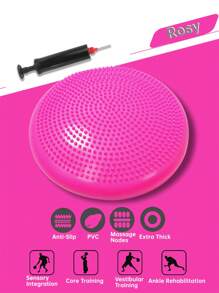Premium Balance Ball Set mit Pumpe - Extra dickes Anti-Burst-Design, doppelt strukturierte Oberfläche (Griff+Massage) für Rumpftraining, Yoga, Pilates & Knöchelstärkung Fitnessaccessoires, Sport, Fitnessstudio, Heimtraining, Pilates, Yoga, Heimtraining