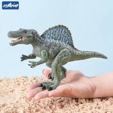 Plastic Children's Collectible Model Toy Realistic Velociraptor Dinosaur Toy, Ideal Educational Toy For Boys And Girls, Birthday Gift. The Dinosaur's Arms, Legs, Tail Can Move, Mouth Can Open And Close, Head Can Rotate. - Multicolor - View 25