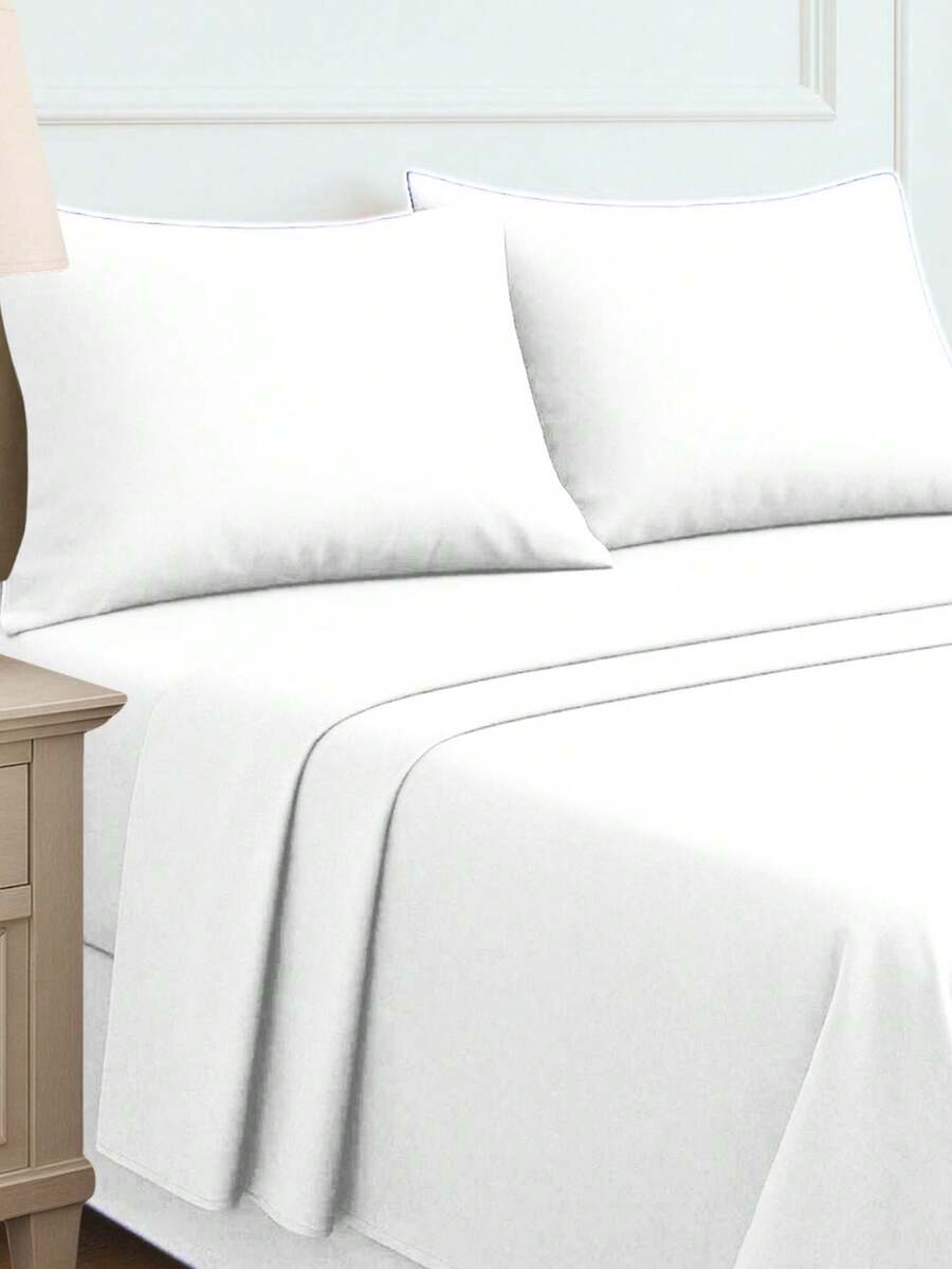 Ultra-Soft 1800 Series Deep Pocket Bed Sheet Set (6-Piece) - White - View 1