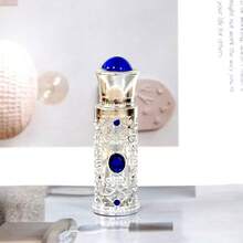 1 件 6ml 迪拜风格镂空水钻香水瓶、化妆品可再填充容器、装饰精油瓶、梳妆台配件、高端节日礼物、可再填充旅行友好配件（不含香水） - 彩色 - 查看 13