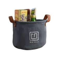 Closet Shelf Organizer Bins With Handles - Fabric Storage Baskets For Clothes, Towel, Purse.Snack Organizer For Pantry